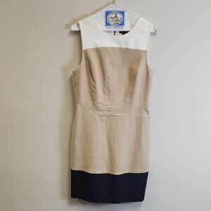 The Limited Cream and Tan Mini Dress